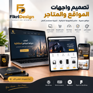 تصميم واجهات المواقع والمتاجر